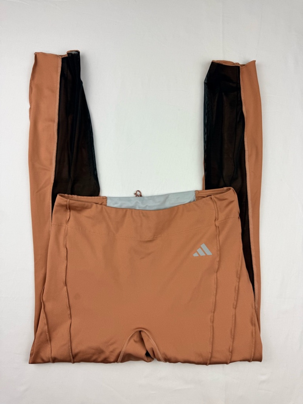 adidas‎ Rust/Peach Tone Active Leggings with mesh